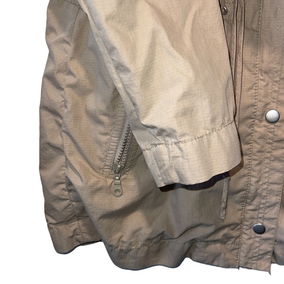 Women’s Tommy Hilfiger Field Jacket Drawstring Waist Long Coat Size Small - Picture 6 of 10